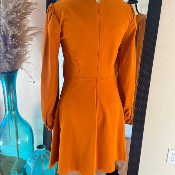 Dress Tony hilfiguer Elegant Orange Women's Dress - Picture 3 of 7